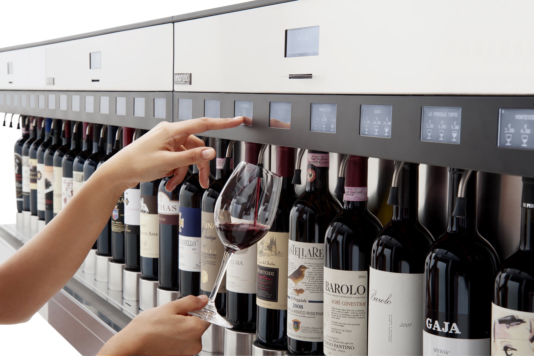 Enomatic Wine Serving Systems Restaurant, Technology Suppliers
